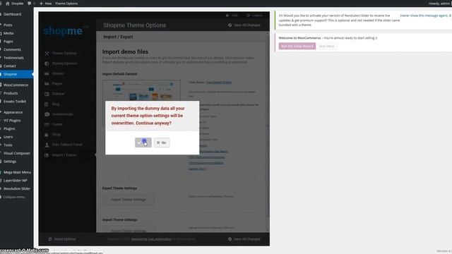 ShopMe - Ecommerce Wordpress theme Installation смотреть онлайн
