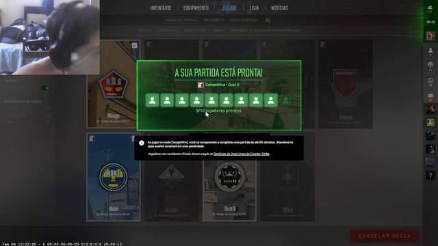 CS2 COM OS ALEATÓRIOS KKKKKK RYZEN 5 5500 👑 смотреть онлайн