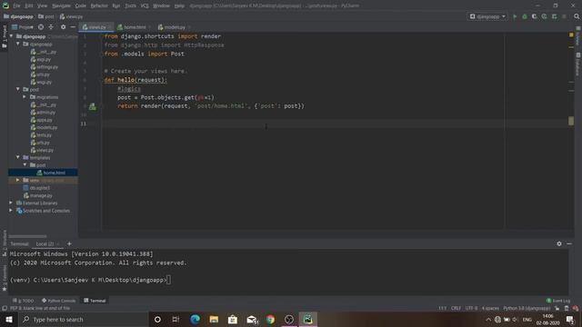 Django tutorials for beginners | #7 Django render method | web development with python | ammo code смотреть онлайн