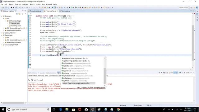 Selenium Webdriver code to perform yahoo search Tutorial 13 смотреть онлайн