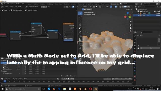 Making-of: Bubbles Geometry Nodes Blender 3.0 Tutorial Part 1 displacing with a procedural texture смотреть онлайн