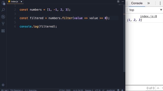 JavaScript Array Filter смотреть онлайн