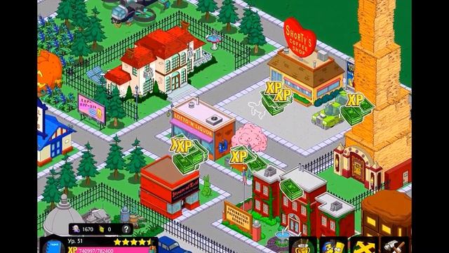 The Simpsons Tapped Out мобильная игра Симпсоны смотреть онлайн