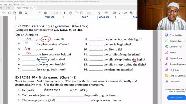 Simple Present Tense and Present Continuous Positive, Negative Question Form UUEG смотреть онлайн