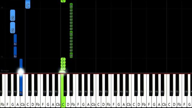 YOASOBI - Racing into the Night - SLOW EASY Piano Tutorial [animelovemen] смотреть онлайн