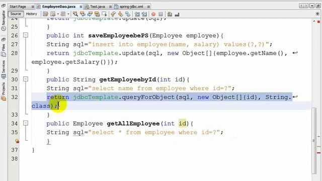 Spring JDBC Class Lecture(JdbcTemplate more methods)- 02 смотреть онлайн