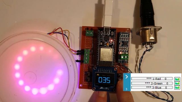 ESP32 DMX 512 Project Preview смотреть онлайн