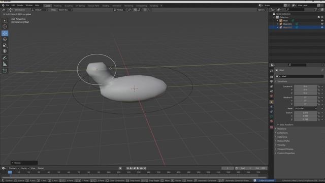 Создание базовых форм с помощью Metaballs в Blender смотреть онлайн