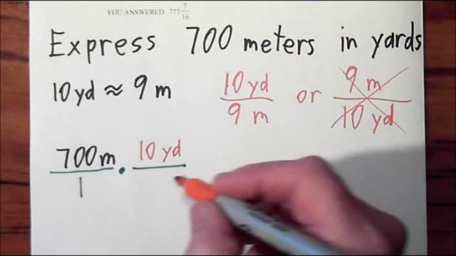 HW 028 U1 1.11 Convert Meters to Yards.wmv смотреть онлайн