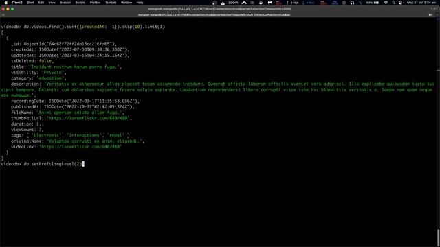 (Bangla) Learn MERN like a pro - Lecture 116: MongoDB shell query on 2.3 million docs and profiling смотреть онлайн