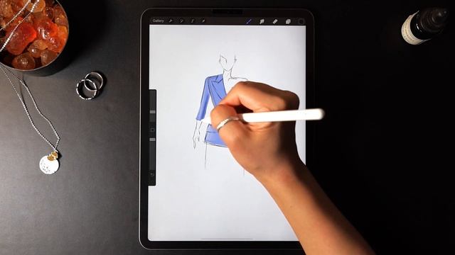 Procreate Fashion illustration Speed Drawing | Apple Pencil | iPad Pro смотреть онлайн