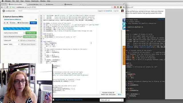 Codebender for programming GEMMA and FLORA смотреть онлайн