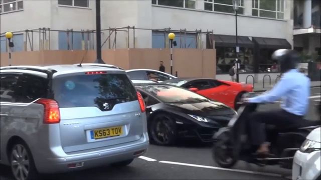 London Supercars July 2016 2X Veyron Ss, Zonda F, Laferrari... смотреть онлайн