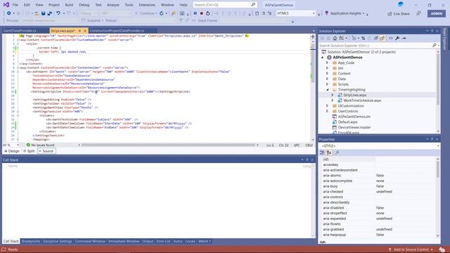ASP.NET (.NET Core and MVC) Gantt Control: Strip Lines Support смотреть онлайн