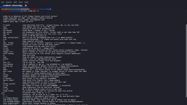 Shellcode analysis using scdbg смотреть онлайн