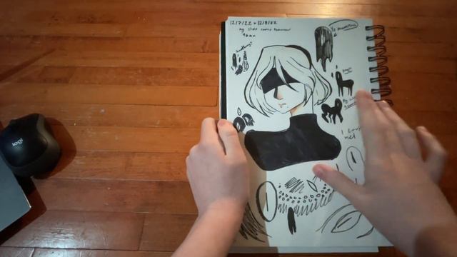 Sketchbook tour but I don't know what I'm doing смотреть онлайн