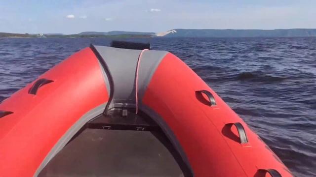 RIB Gladiator 380AL / Mercury 30 и догонная волна