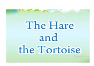 The hare and the tortoise