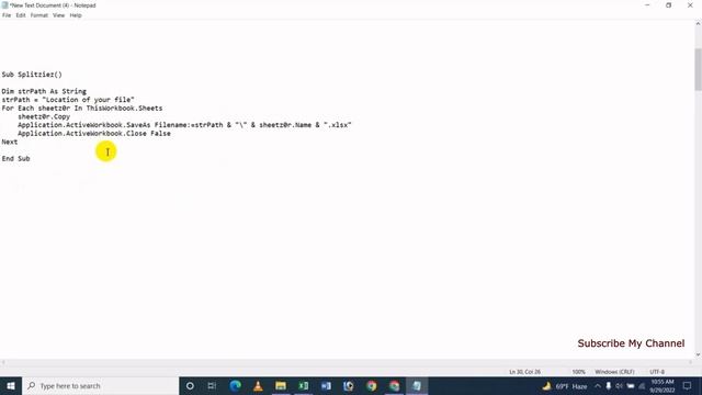 How To Split An Excel Workbook Into Multiple Files Using VBA - Bangla смотреть онлайн