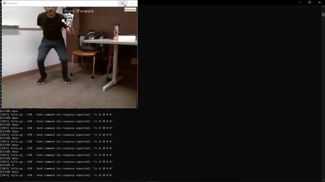 Tello Gesture Control смотреть онлайн