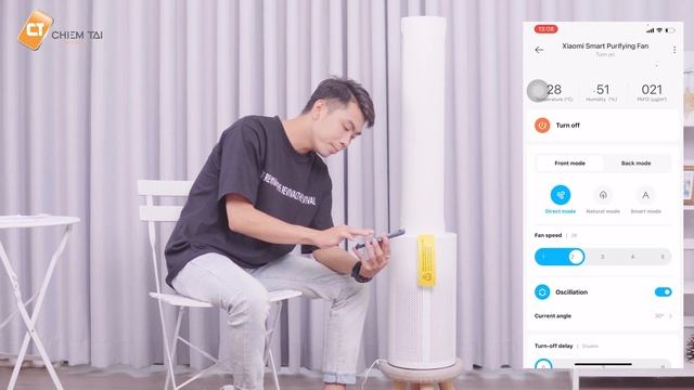 Quạt Không Cánh Tích Hợp Lọc Không Khí Xiaomi Mijia WYJHS01ZM - Phiên Bản Mới Và Cao Cấp Nhất