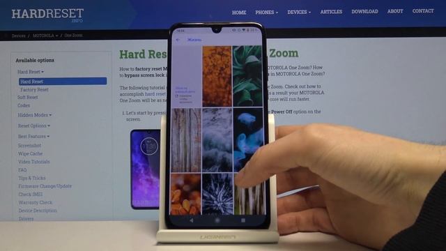 Как изменить обои на Motorola One Zoom — смена заставки смотреть онлайн
