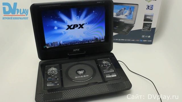 XPX EA-1269D (DVB-T2) - обзор цифрового телевизора + DVD