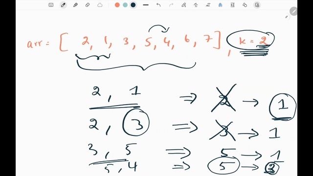 Find the Winner of an Array Game - Leetcode 1535 - Python смотреть онлайн