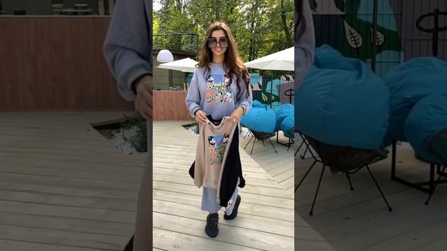 Костюм с мультяшными нашивками Modnica shop смотреть онлайн