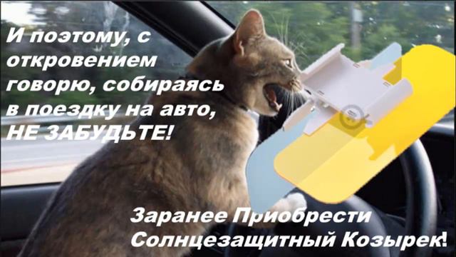 Не промахнуться бы с Козырьком от Солнца на авто?! смотреть онлайн