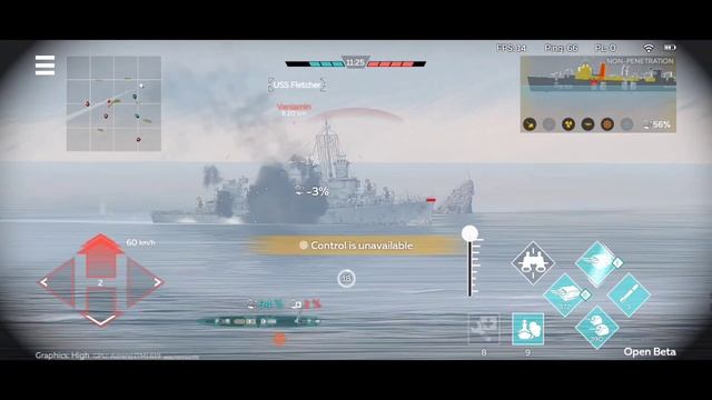 British Tribal-class destroyer HMS Eskimo | War Thunder Mobile смотреть онлайн