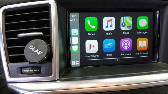 Apple CarPlay Upgrade To Mercedes ML 2013. OEM Screen Carplay Add-on