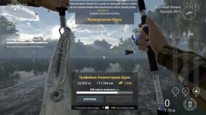 Fishing Planet трофейная Аллигатровая Щука на живца....