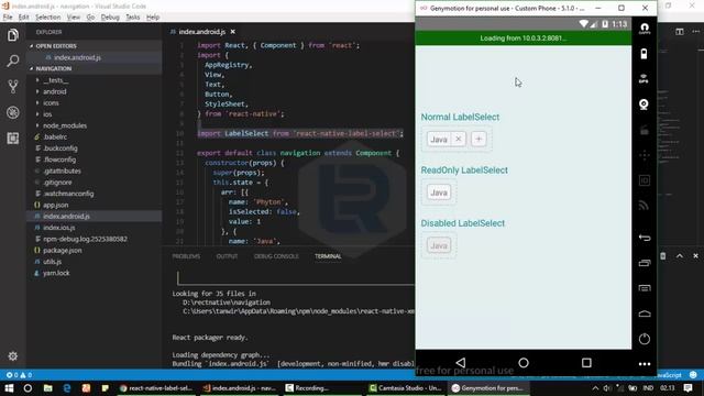 React Native - Make Multiple Label Select with Radio Button android and IOS смотреть онлайн