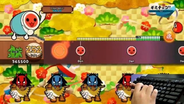Playing Taiko No Tatsujin on Keyboard! смотреть онлайн