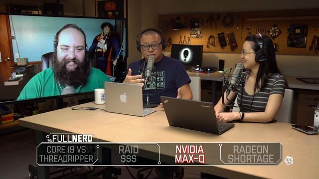 Nvidia debuts MAX-Q and beefs up thin gaming laptops | The Full Nerd Ep 24 (3 of 4) смотреть онлайн