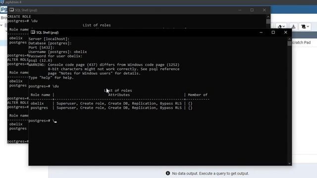 Criar Usuario/Role, Database e Tabela em Postgresql смотреть онлайн