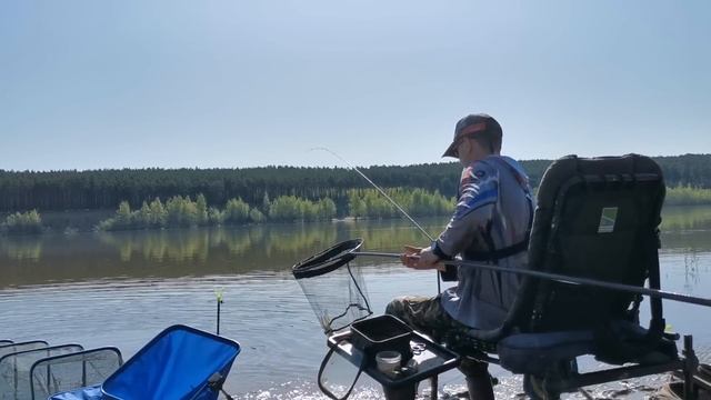 Рыбалка 2023. Фидер на сильном течении. Поклёвки на фидер. Ловля язя и леща. смотреть онлайн