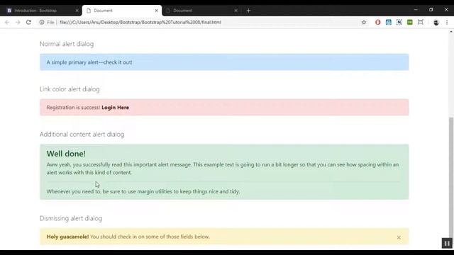Bootstrap Sinhala Tutorial #8 - Alerts смотреть онлайн