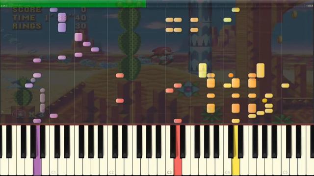 Sonic Mania - Mirage Saloon Act 2 PIANO TUTORIAL смотреть онлайн