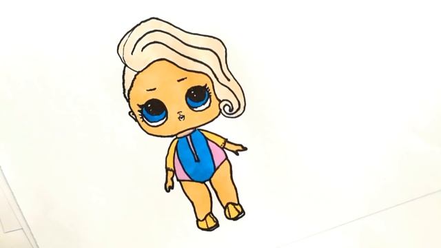DRAW LOL Surprise DIY Doll |Draw Toy Tutorial | Liitle Girl :: Как нарисовать Куклу Лол| LOL смотреть онлайн