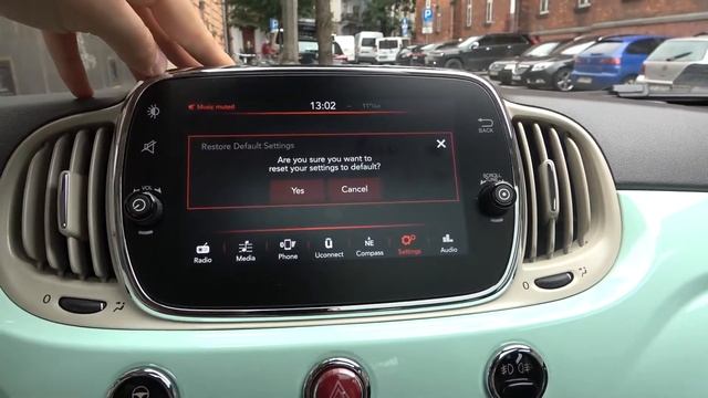 How to Restore Default Settings in Fiat 500? Reset Multimedia System in Fiat Car смотреть онлайн