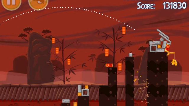 Angry Birds Seasons Level 1-14 - Mighty Dragon Eagle - 100% - Total Destruction - Year of the Drago смотреть онлайн