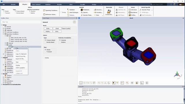 ANSYS Fluent: Complete Meshing-to-Postprocessing Workflow