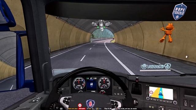 ETS2 1.39 Promods 2.51 based map Vaduz(LI) to Turin(IT) смотреть онлайн
