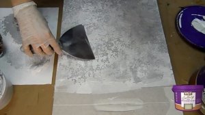 Мастер-класс по нанесению краски мелкофактурной VGT, эффект "Гротто"