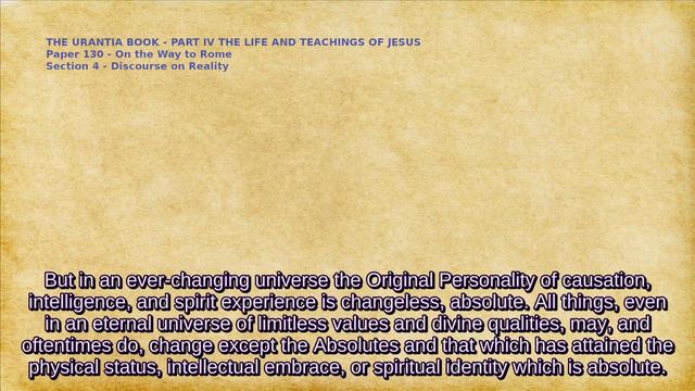 The Urantia Book Paper 130 - ON THE WAY TO ROME смотреть онлайн