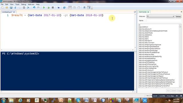 powershell#01 Date Comparison in Powershell смотреть онлайн