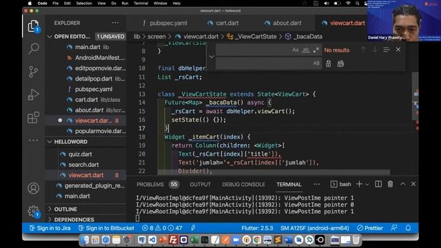 Flutter week 13 - Local Database (SQLite) and Shopping Cart смотреть онлайн