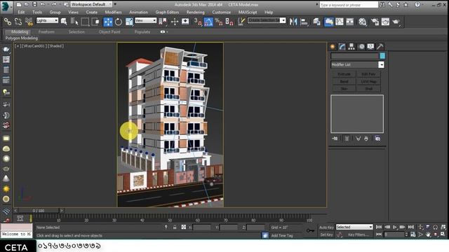 6.9 Architectural 3D Modeling with 3Ds Max & V-ray Course | Modeling, Camera Setup & V-ray Renderin смотреть онлайн